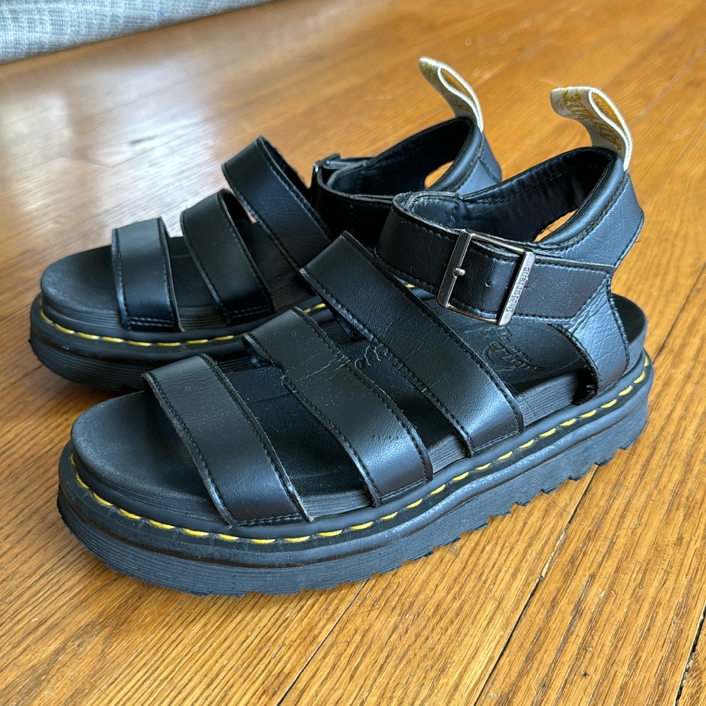 Dr. Martens Black Sandals